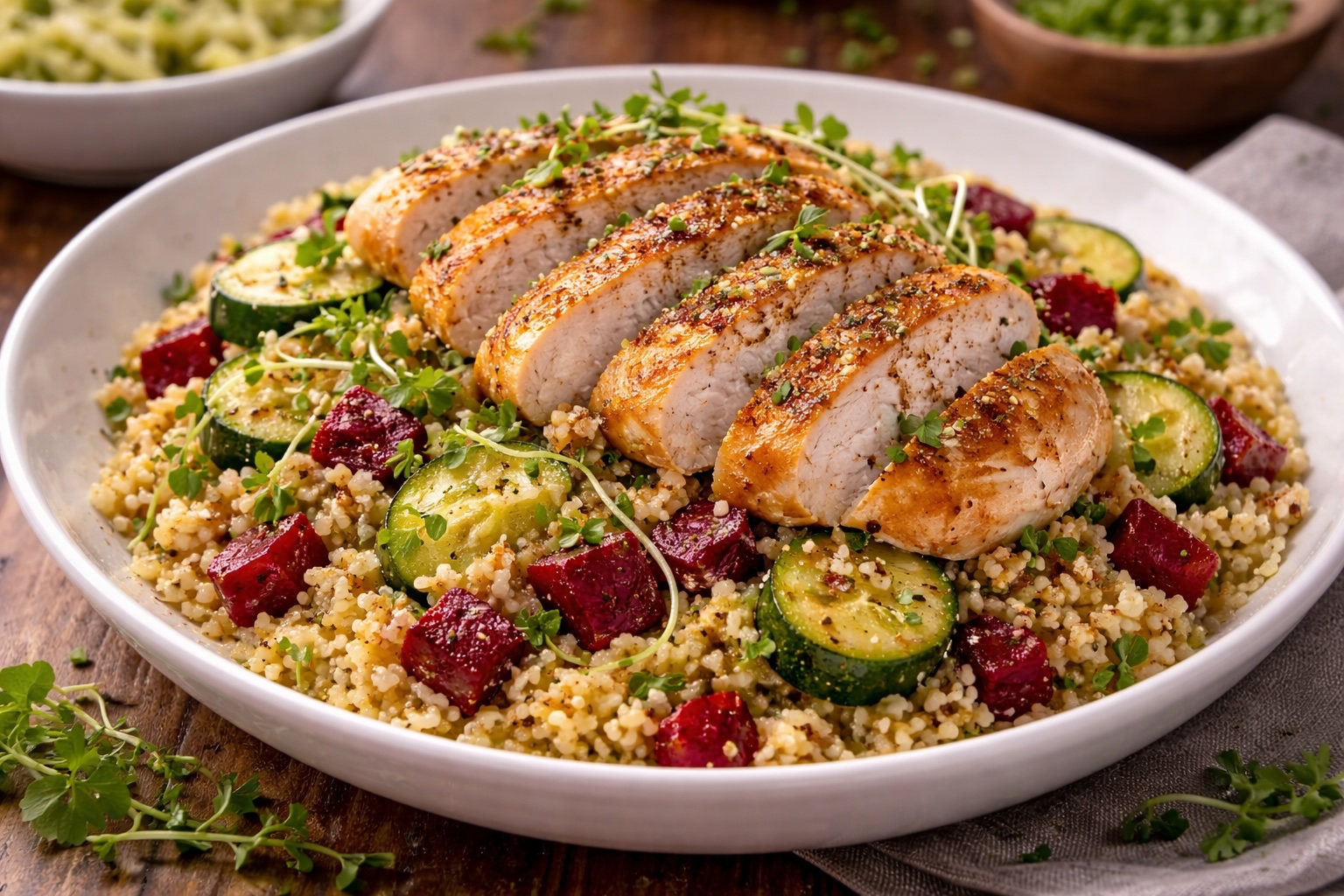 Couscous-Hähnchenpfanne