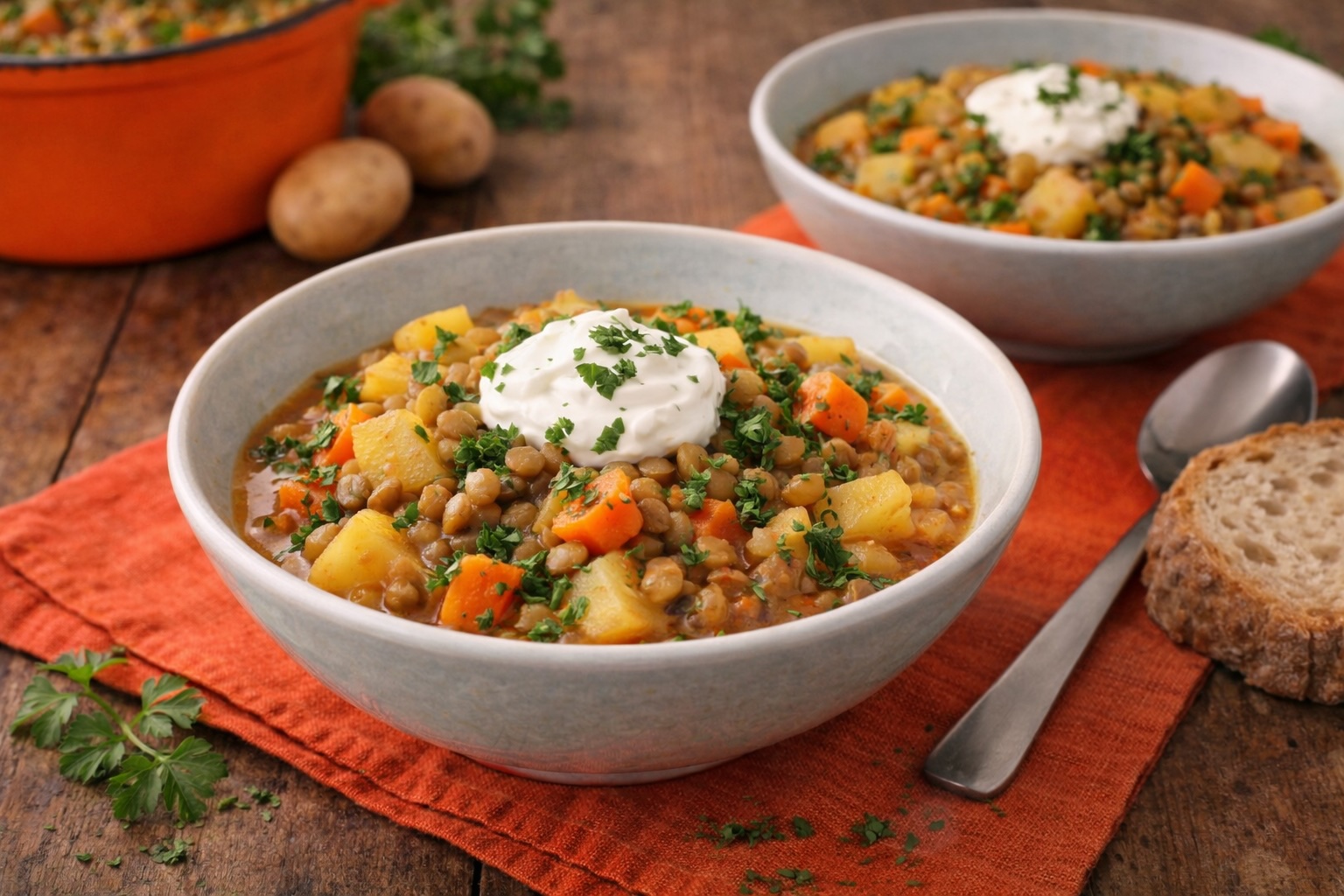 Vegetarisches Kartoffelgulasch