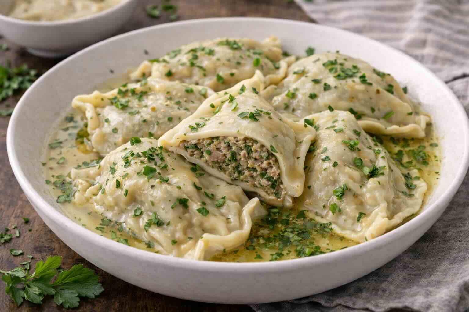 Hausgemachte Maultaschen
